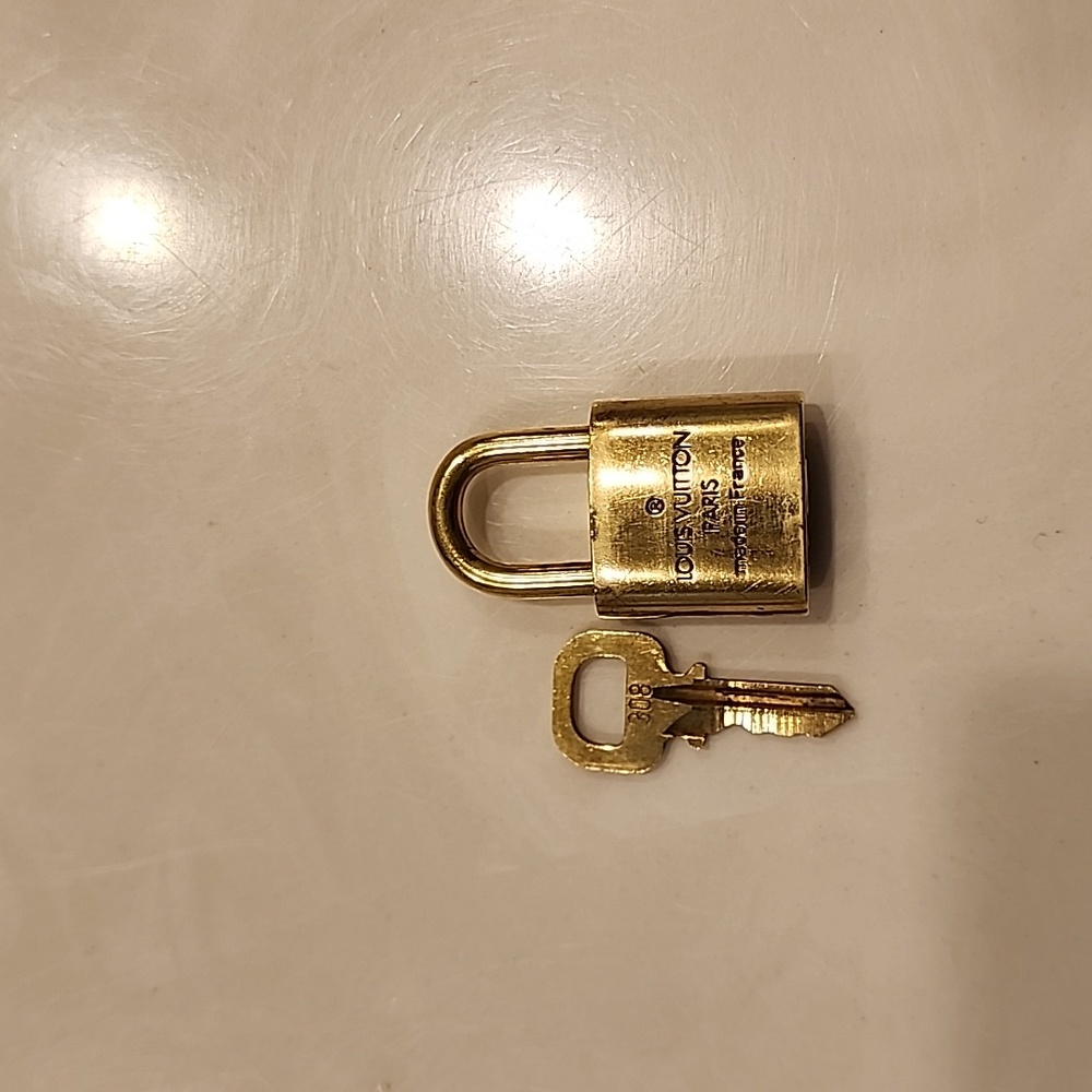 Lv #308 Authentic Louis Vuitton Lock And Key - image 2